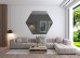 Custom Regular Hexagon Mirror Cut to Size