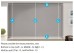 Fully Framed Sliding Wardrobe Unpainted Doors VJ Routed MDF