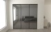 Fully Framed Sliding Wardrobe Doors Grey Mirror