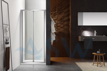 Semi Frameless Shower Screen Bi-Fold Swing Door
