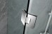 Frameless Shower Screen Diamond Shape with Hinged Door 2000H Pre-Drilled