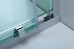 Semi Frameless Shower Screen Corner Entry with Double Sliding Doors 2000H Adjustable