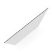 Frameless Shower Screen Fluted Glass Fixed Free Standing Panel 2000H pre-drilled holes