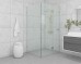 Frameless Shower Screen Corner Hinge Panel & Door & Return 2050H