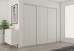 Slim Line Framed Sliding Wardrobe Unpainted Doors VJ