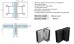 3 way T style Hinge with Square Edges