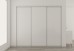 Slim Line Framed Sliding Wardrobe Doors Melamine