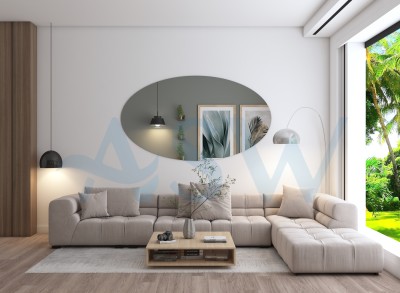 Custom Oval Mirror Cut to Size