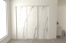 Fully Framed Sliding Wardrobe Doors Textured Marble Finish