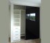 Frameless Sliding Wardrobe Doors Black Glass Finish