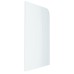 Ultra Clear Screen Fluted Glass 2050H with Right Radius Corner 200mm