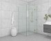Frameless Shower screen Corner Hinge Panel & Door & Infill & Return 2050H