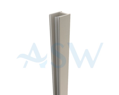 Glazing U Channel for 10mm glass 2100 High