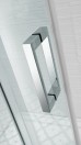 Frameless Shower Screen Corner Fixed Panel & Sliding Door & Return 2000H