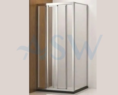 Fully Framed Corner Shower Screen Sliding Door 2000H Chrome