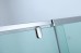 Semi Frameless Shower Screen wall to Wall With Pivot Door 2000H Adjustable