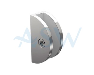 Wall Bracket Round for 10mm Glass