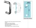 Round Handle D-shape with internal knob 180mm