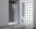Frameless Shower Screen Wall to Wall Hinge Panel and Door 2000H pre-drilled holes glass