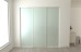 Fully Framed Sliding Wardrobe Doors Greenish white glass