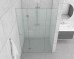 Frameless Shower Screen Wall to Wall Hinge Panel & Door & Infill 2050H
