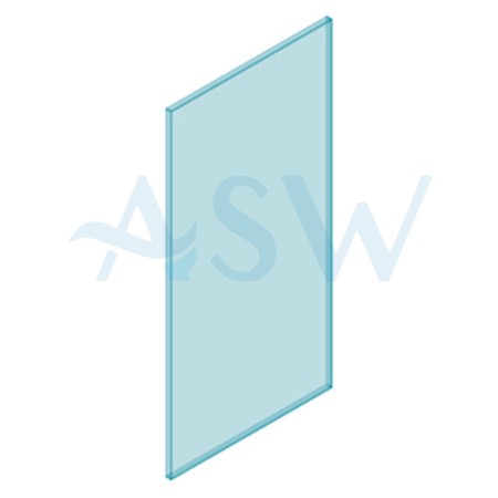 Frameless Pool Fence Panel 12mm Clear Toughened Glass 1200H