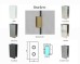 Frameless Shower Screen Corner Door hinged of wall & Return 2050H