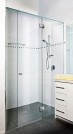 Frameless Shower Screen Wall to Wall Hinge Panel & Door & Infill 2050H