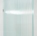 Frameless Shower Screen Fluted Radius Corner Fixed Free Standing Panel 2100H with brackets