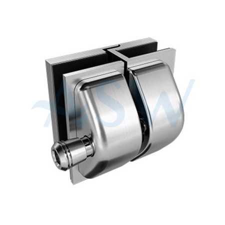 MASTER Friction Glass to Glass 180 Stainless Latch Kit