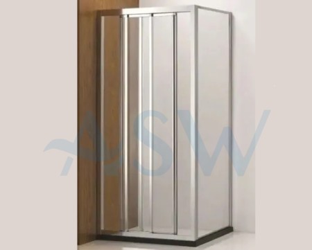 Fully Framed Corner Shower Screen Sliding Door 2000H Chrome
