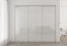 Frameless Sliding Wardrobe Doors Super White Glass