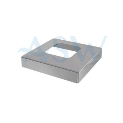 MADRID Square 22mm High Domical Cover for Base Plate Spigot