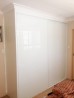 Fully Framed Sliding Wardrobe Doors Super White Glass