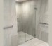 Frameless Shower Screen Wall to Wall Fixed Panel & Door hinged of wall 2050H
