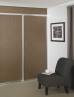 Fully Framed Sliding Wardrobe Doors Polytech Coloured MDF Finish