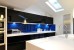 Custom made painted toughened glass splashback