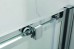 Semi Frameless Shower Screen Corner Entry with Double Sliding Doors 2000H Adjustable