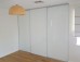 Frameless Sliding Wardrobe Doors Super White Glass