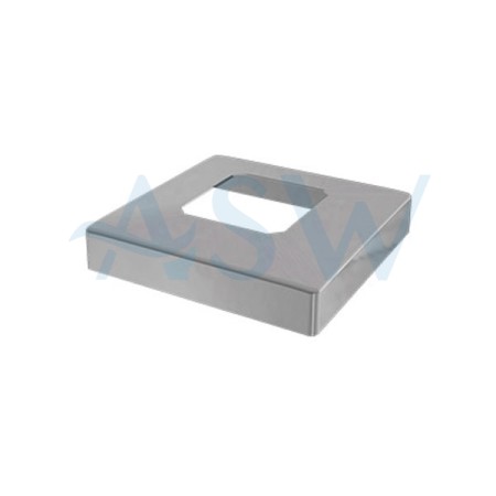 MADRID Square 22mm High Domical Cover for Base Plate Spigot