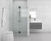 Frameless Shower Screen Wall to Wall Hinge Panel and Door 2050H