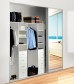 Slim Line Framed Sliding Wardrobe Doors Mirror Finish