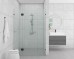 Frameless Shower Screen Wall to Wall Hinge Panel & Door & Infill 2050H