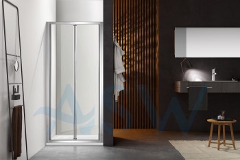 Semi Frameless Shower Screen Bi-Fold Swing Door