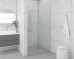 Frameless Shower Screen Wall to Wall Hinge Panel and Door 2050H