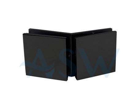 Glass to Glass 135 Degree Bracket Mechanical Fixing