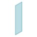 Frameless Pool Fence Panel 12mm Clear Toughened Glass 1200H