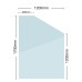 Frameless Retaining Wall Pool Fence Panel 12mm Clear Toughened Glass
