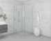 Frameless Shower screen Corner Hinge Panel & Door & Infill & Return 2050H