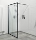 Fully Framed Shower Screen Panel  6mm Toughened Glass 2000H with Support Arm